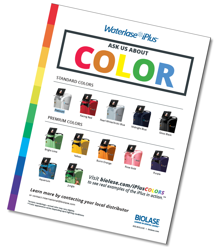 Waterlase iPlus Colors