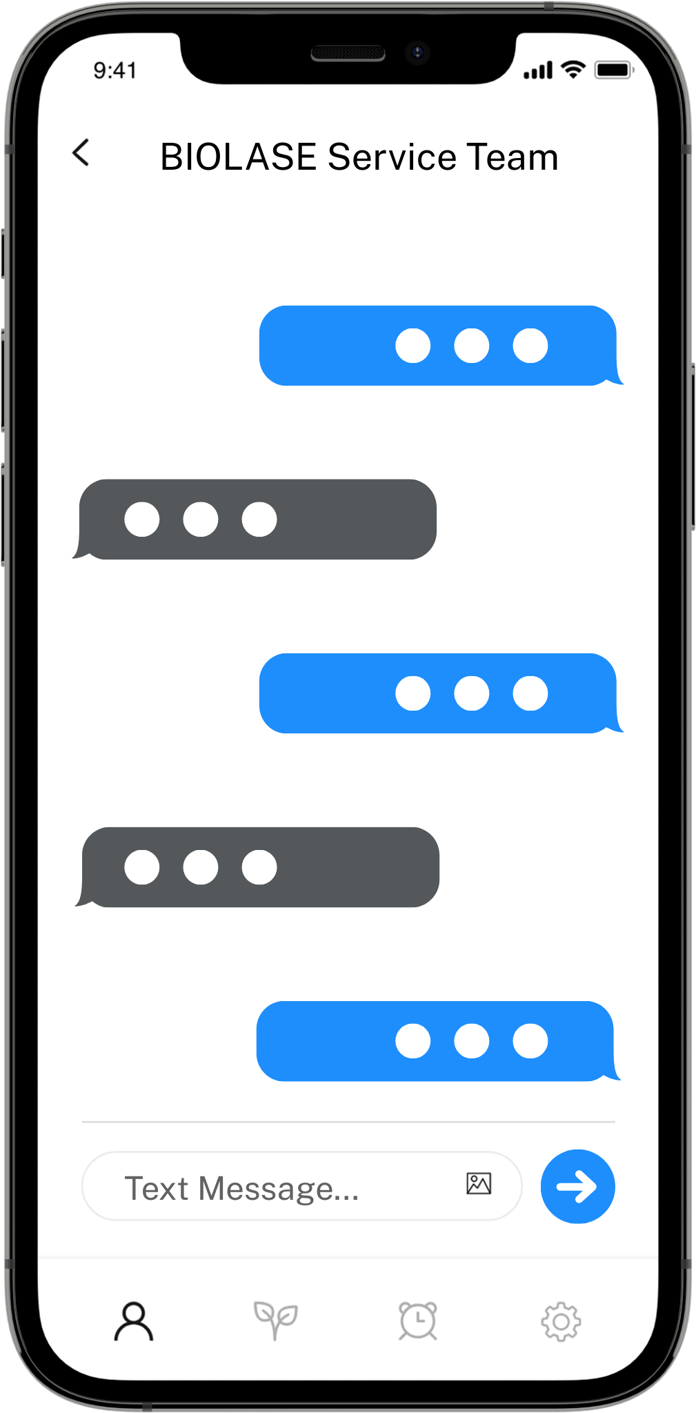Text BIOLASE Service Team