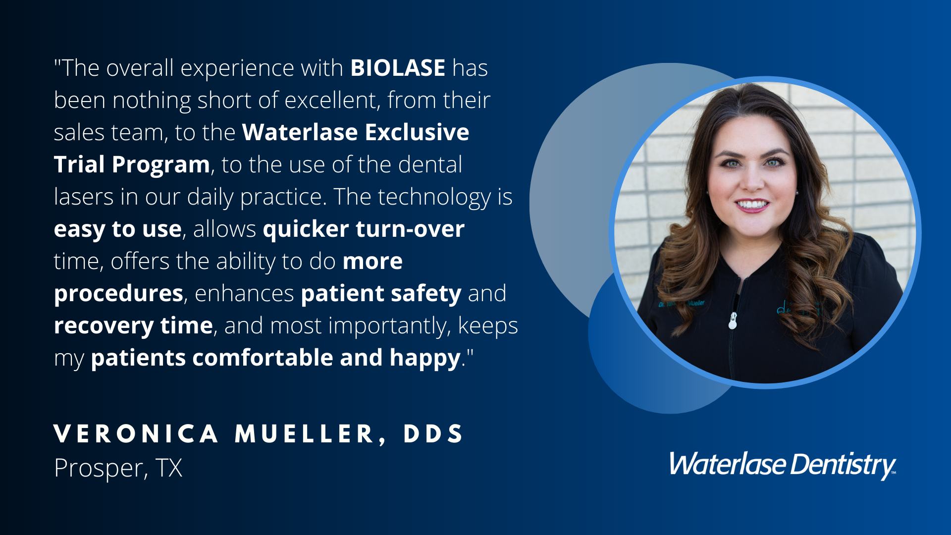 Waterlase Laser Dentist - Dr. Veronica Mueller