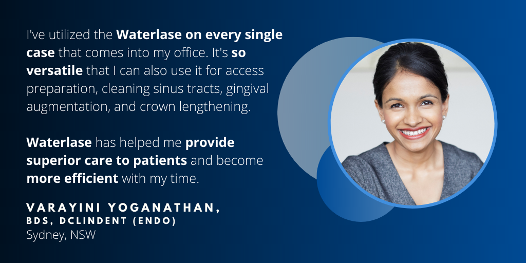 Waterlase Dentist - Dr. Varayini Yoganathan