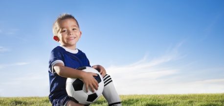 Kid And Football